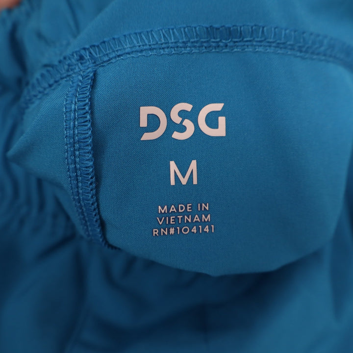 DSG Mens 6" Agility Short Blue Gleam Athletic Gym Training Shorts Medium