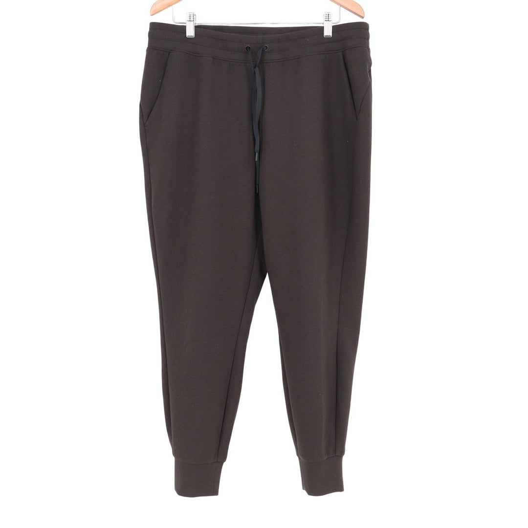 DSG Mens XL Mid-Rise Jogger Pants Dark Brown Drawstring Fleece Sweatpants 9070