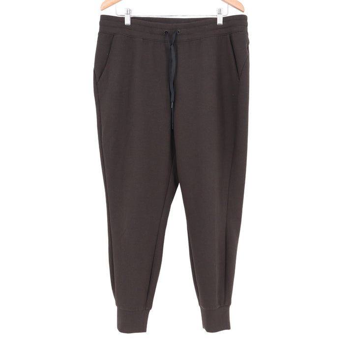 DSG Mens XL Mid-Rise Jogger Pants Dark Brown Drawstring Fleece Sweatpants 9070
