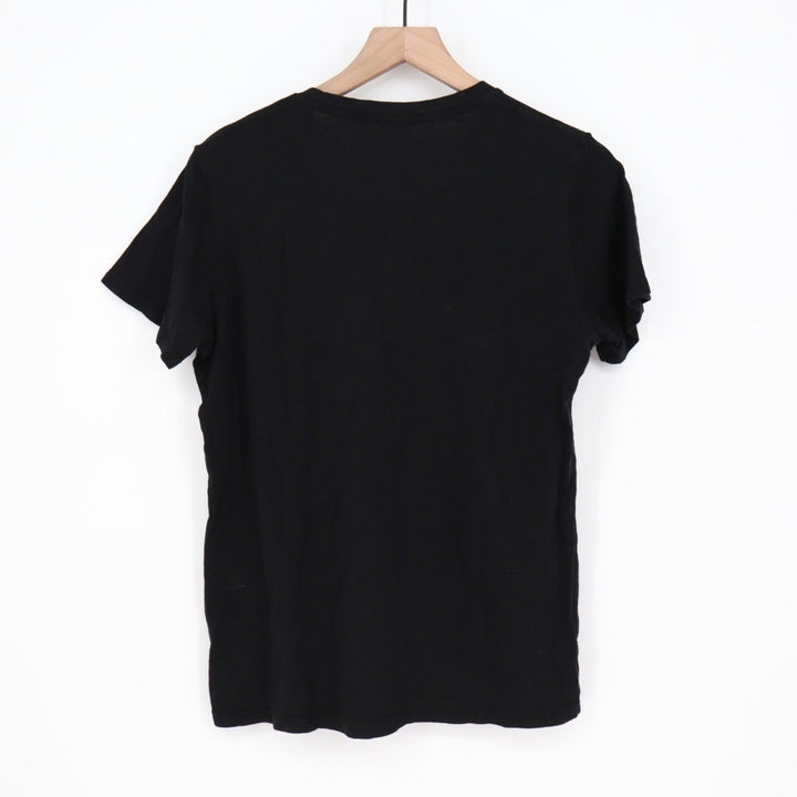 American Giant Mens Crew Neck Short Sleeve T Shirt Black Size L Made in USA