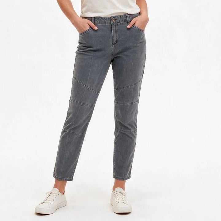 Banana Republic Guard Blue Stretch Cotton Utility Moto Slim Pants Mens 14 Grey