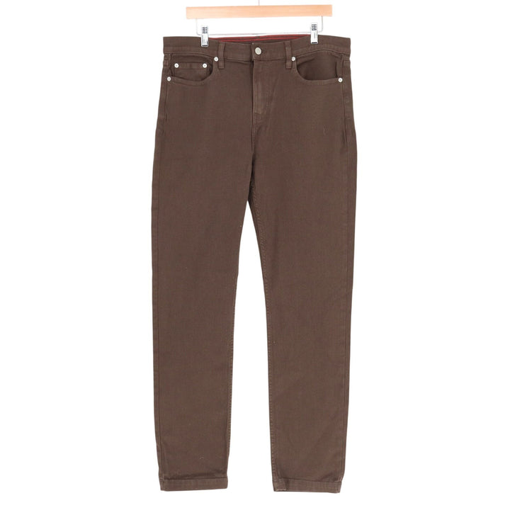 American Giant Roughneck Pants Men 34x34 Brown Cotton Stretch 5-Pockets Straight
