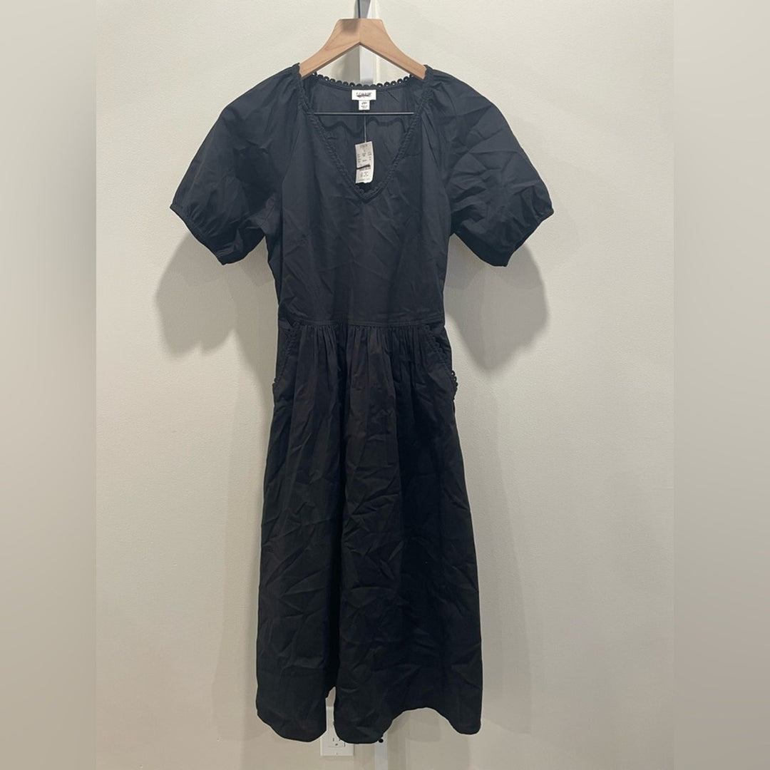 J.Crew Lace-Trim Midi Dress Size P2