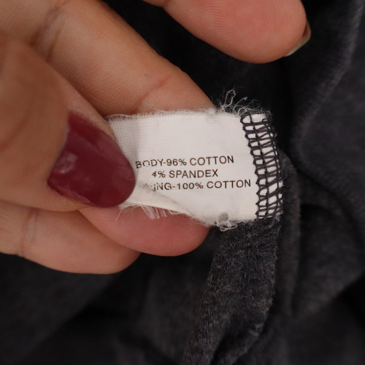 Banana Republic Womens M Charcoal Gray Shawl Collar Button Henley Sweatshirt