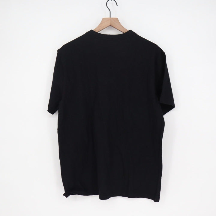 American Giant Mens Black V Neck T Shirt Size Large Cotton Made in USA