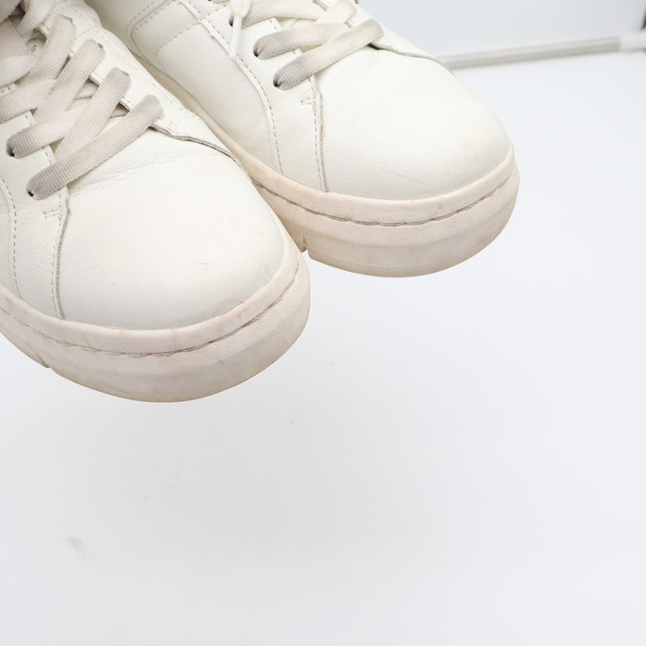 Dr. Scholls Sadie White Platform Sneakers Womens Size 8 Lace Up Fashion Shoes