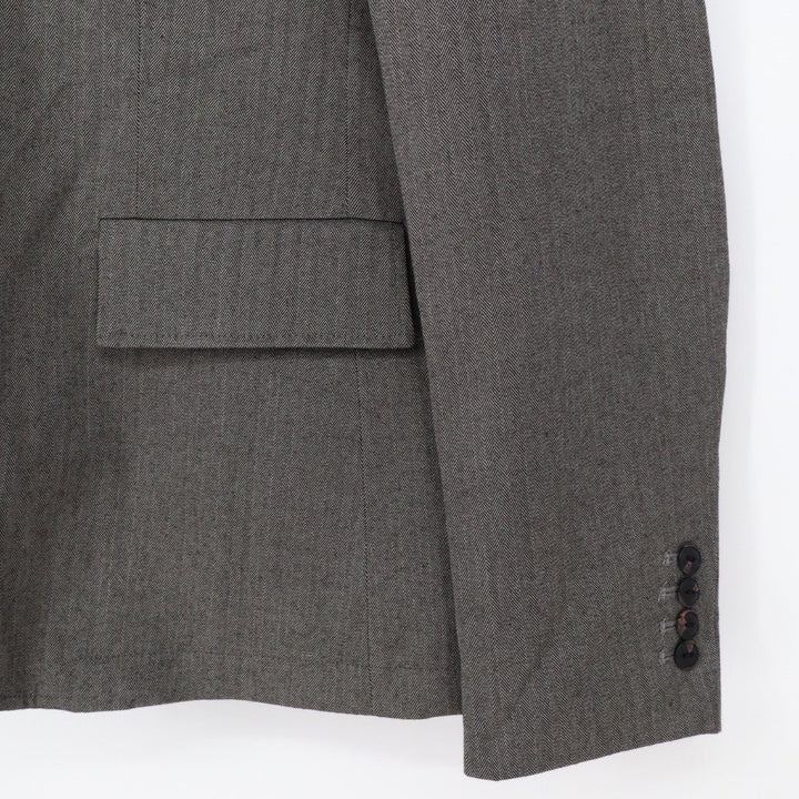 Jachs New York Tailoring Charcoal Herringbone Blazer Jacket Men's Size M