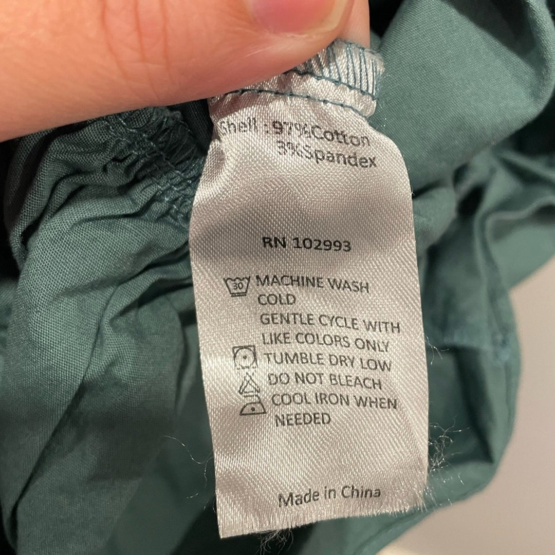 Peter Som X RTR Green Puff Sleeve Dress Size 10