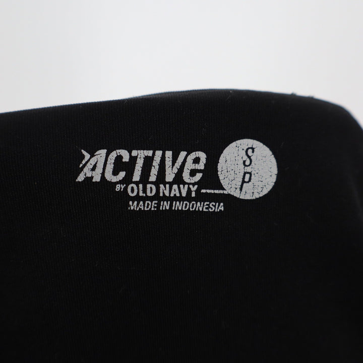 Old Navy Active Womens Black Dolphin Running Shorts Grey Mesh Trim Size Small P