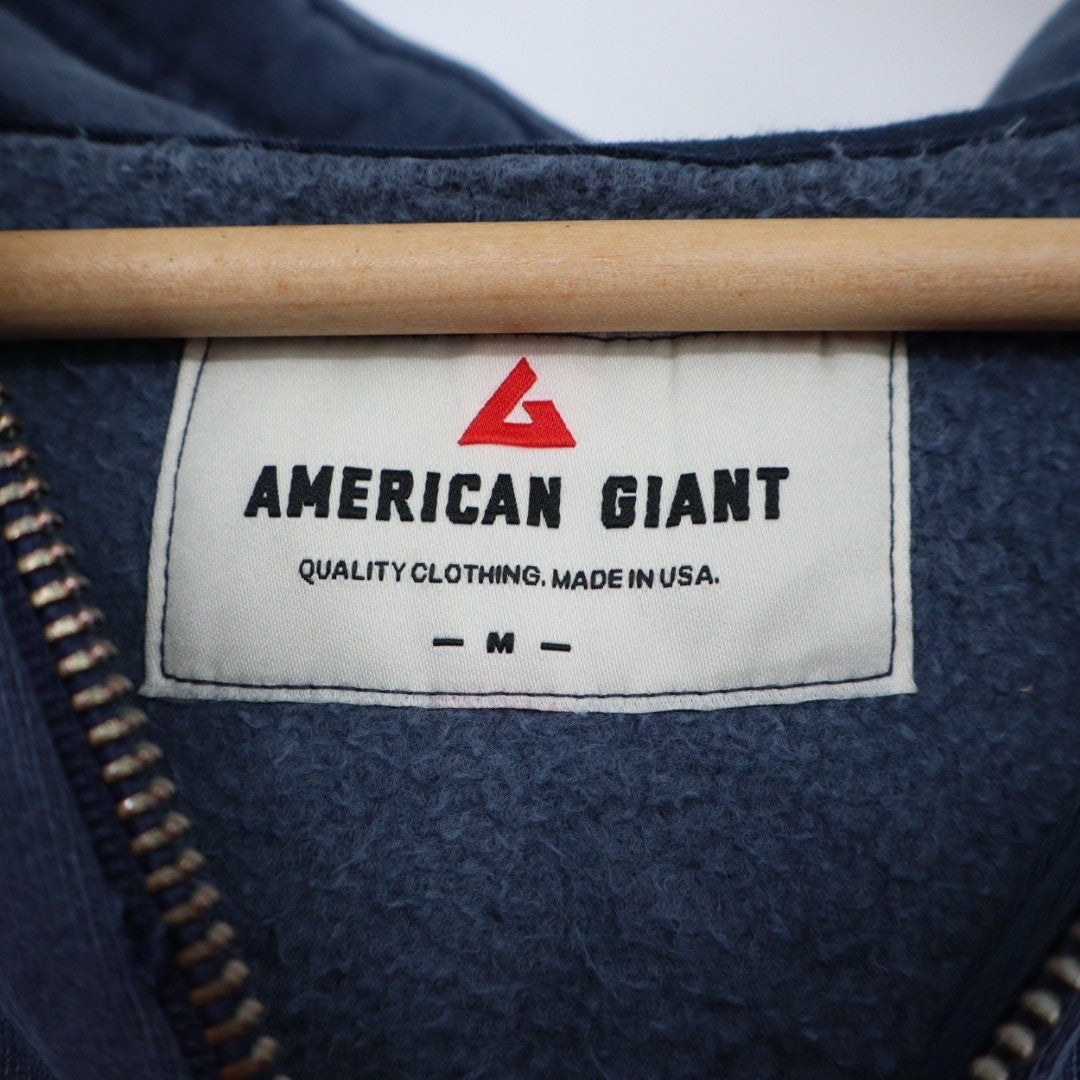 American Giant Women's Vintage Wash Relaxed Classic Full Zip 2.0 Size M