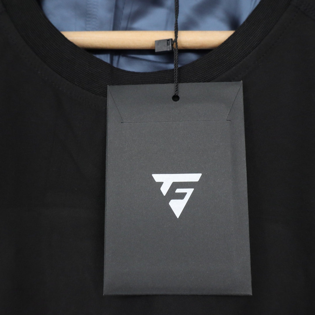 Fuxert Mens Black Technical Short Sleeve Crewneck Top XL