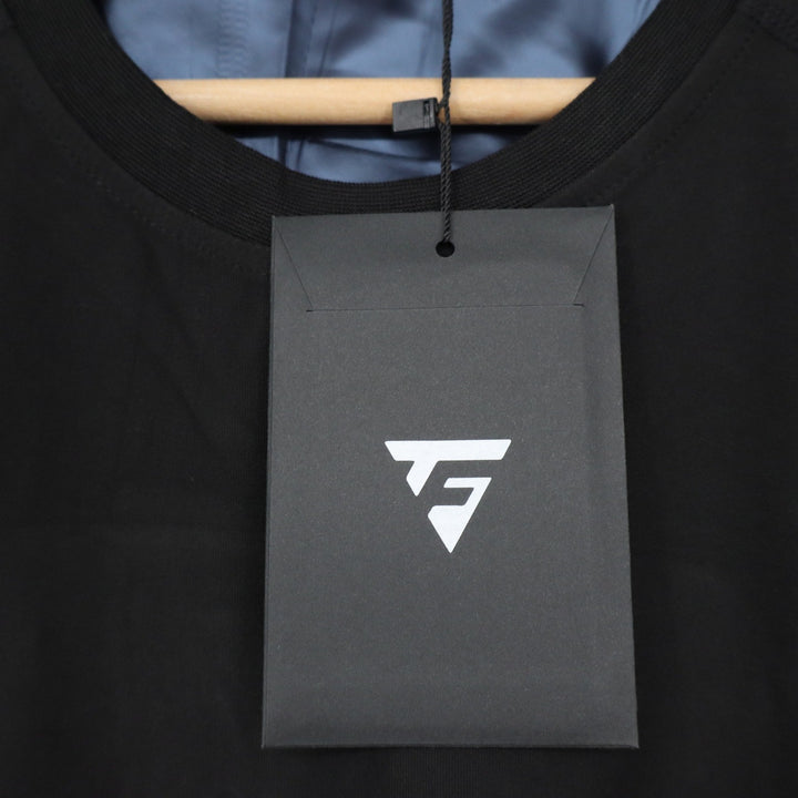 Fuxert Mens Black Technical Short Sleeve Crewneck Top XL