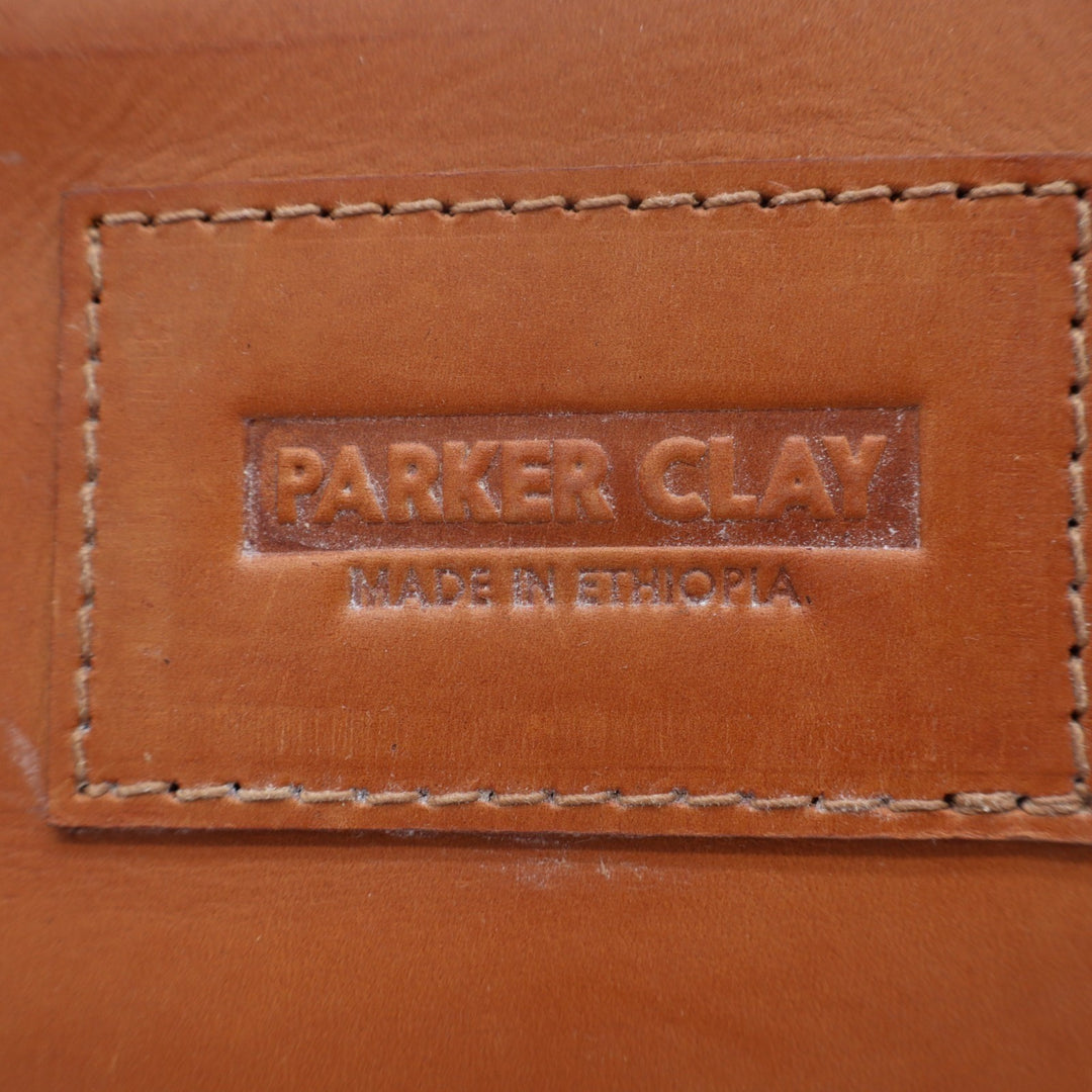 Parker Clay Eden Carryall Womens Handbag Brown Leather Crossbody Strap Tote Bag