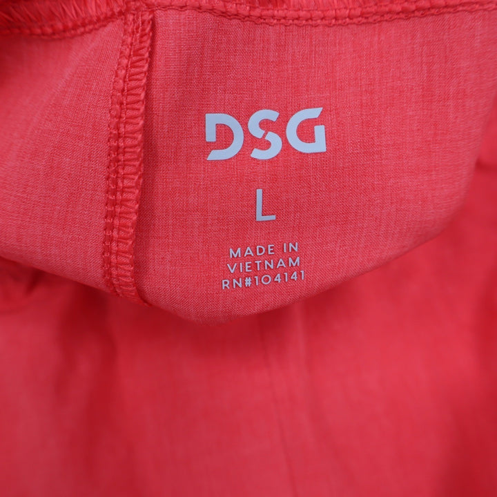 DSG Mens 8" Agility Short Cabana Coral Heather Orange Athletic L CKP9174CN