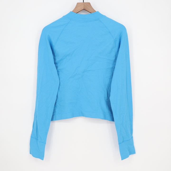 DSG Momentum Seamless 1/4 Zip Womens XXL Aqua Blue Athletic Pullover