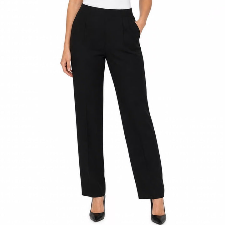 SHEIN Black High Waisted Tailored Slim Leg Trousers Pants Size 10