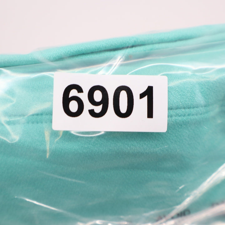 Naked Wardrobe Turquoise One Shoulder Cutout Mini Bodycon Dress XL Side Slit