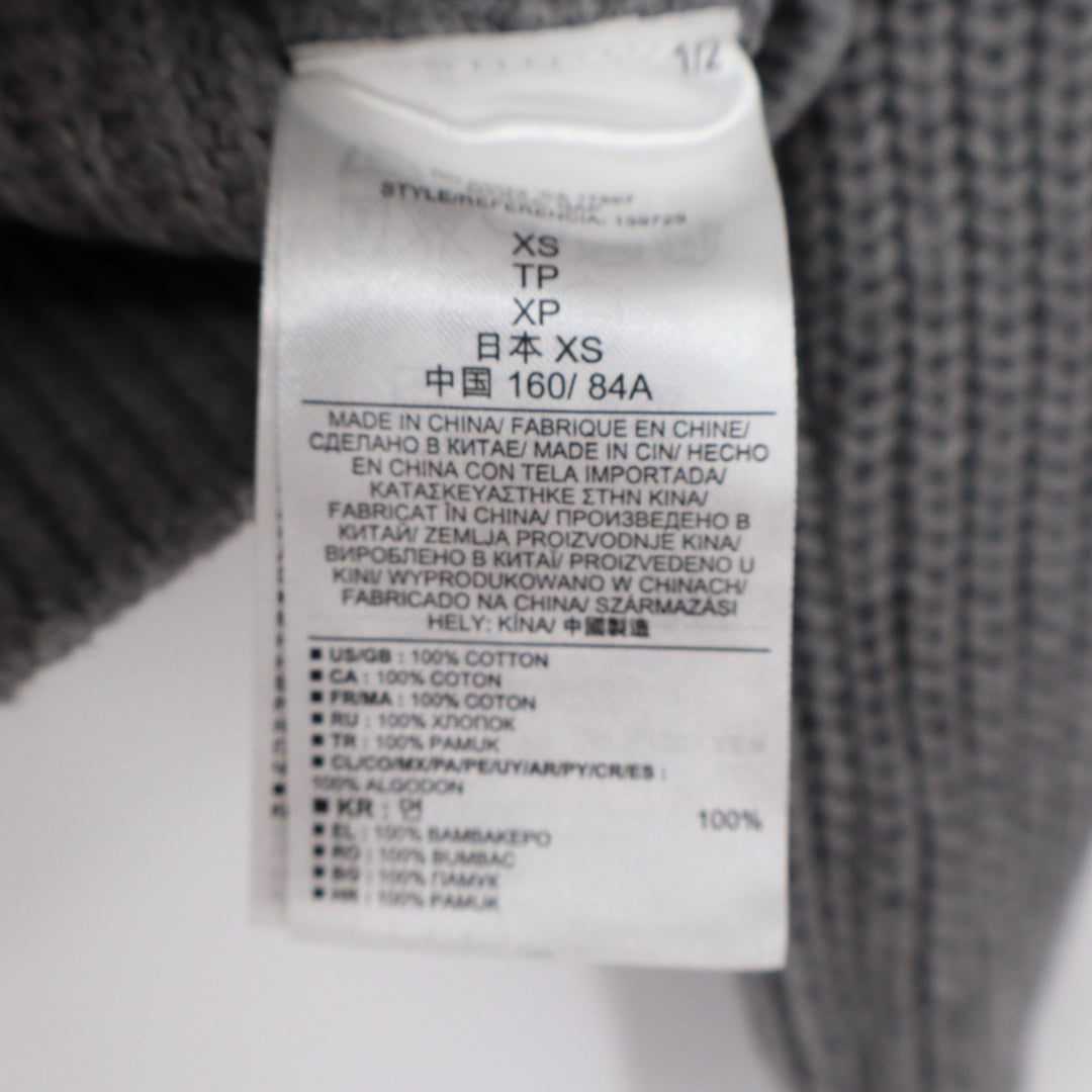 Gap Gray Sequin Cotton Chunky Knit Crewneck Sweater XS