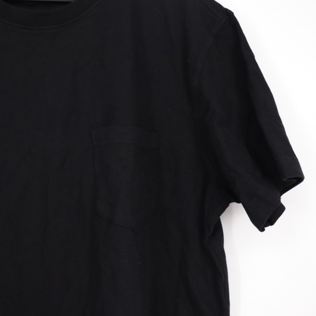 American Giant Mens Classic Pocket T Shirt Black Size Large Cotton Made in USA
