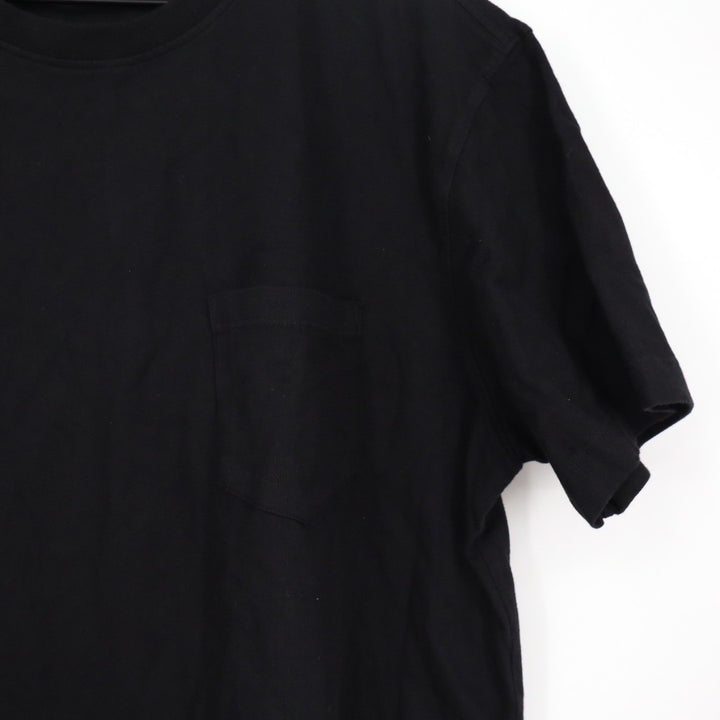 American Giant Mens Classic Pocket T Shirt Black Size Large Cotton Made in USA