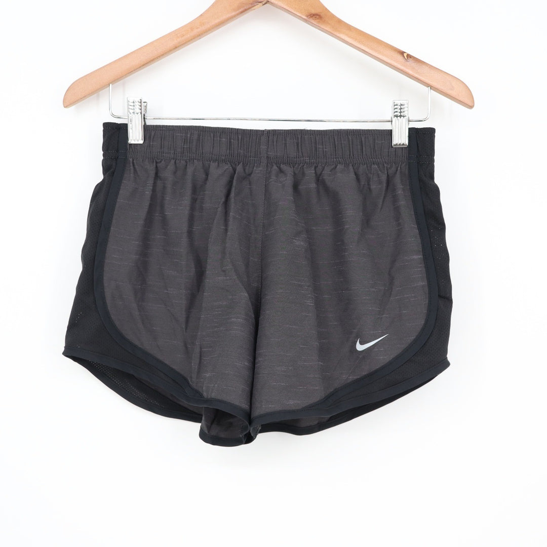 Nike Womens Dri-FIT Tempo Running Shorts Gray Black Size S