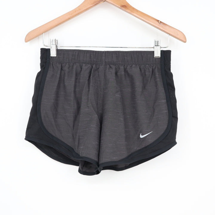 Nike Womens Dri-FIT Tempo Running Shorts Gray Black Size S
