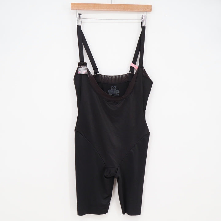 Maidenform Womens Black Cellulite Reducing Firm Control Shapewear Bodysuit L