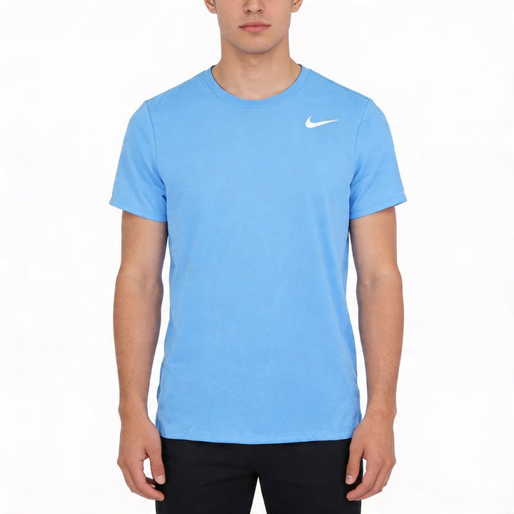 Nike Dri-FIT Short Sleeve Performance T-Shirt Light Blue XS