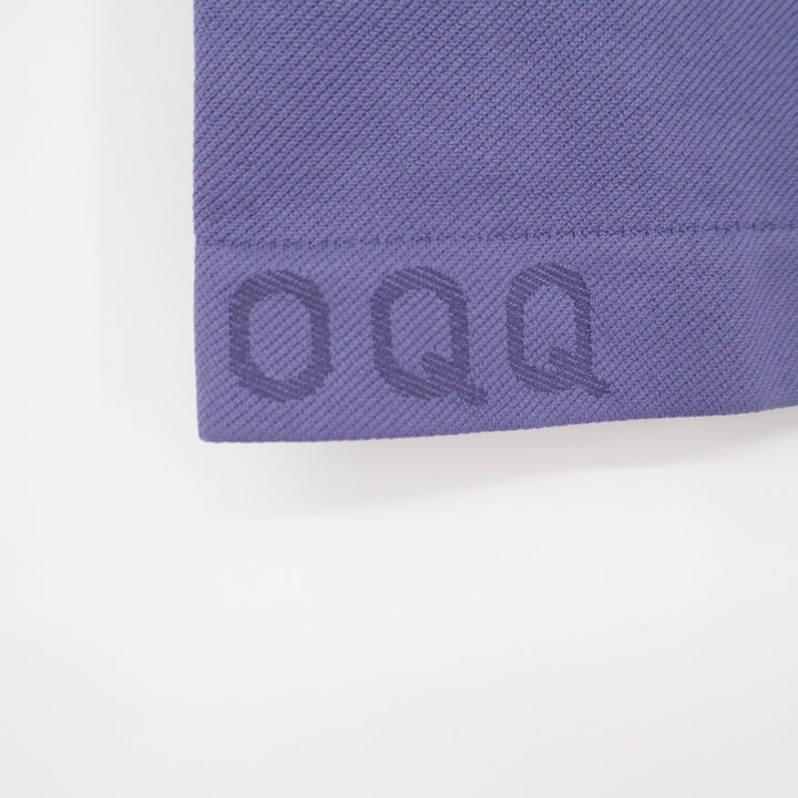 OQQ Shorts Womens L Yoga Gym Seamless Ribbed Purple Scrunch Butt Excellent