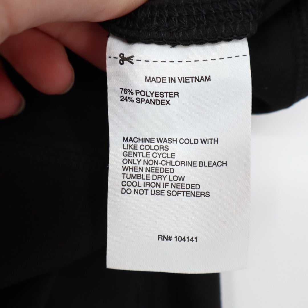 DSG Womens Momentum Crop Leggings Pure Black XXS High Rise Capri Pocket