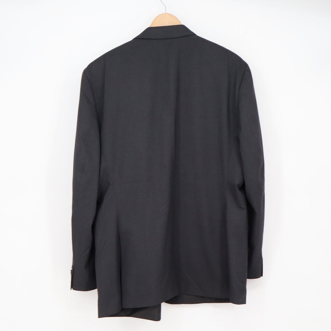 Alfani Blazer Mens 48R Regular Fit Charcoal Grey Two Button Stretch Excellent