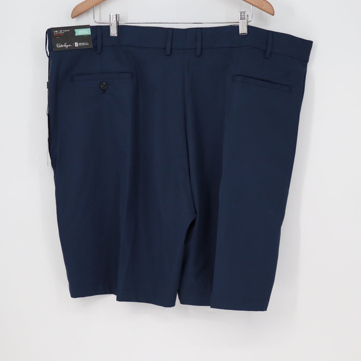 Walter Hagen Perfect 11 Mens Golf Shorts Navy Blue 46 Flat Front Big & Tall NWT