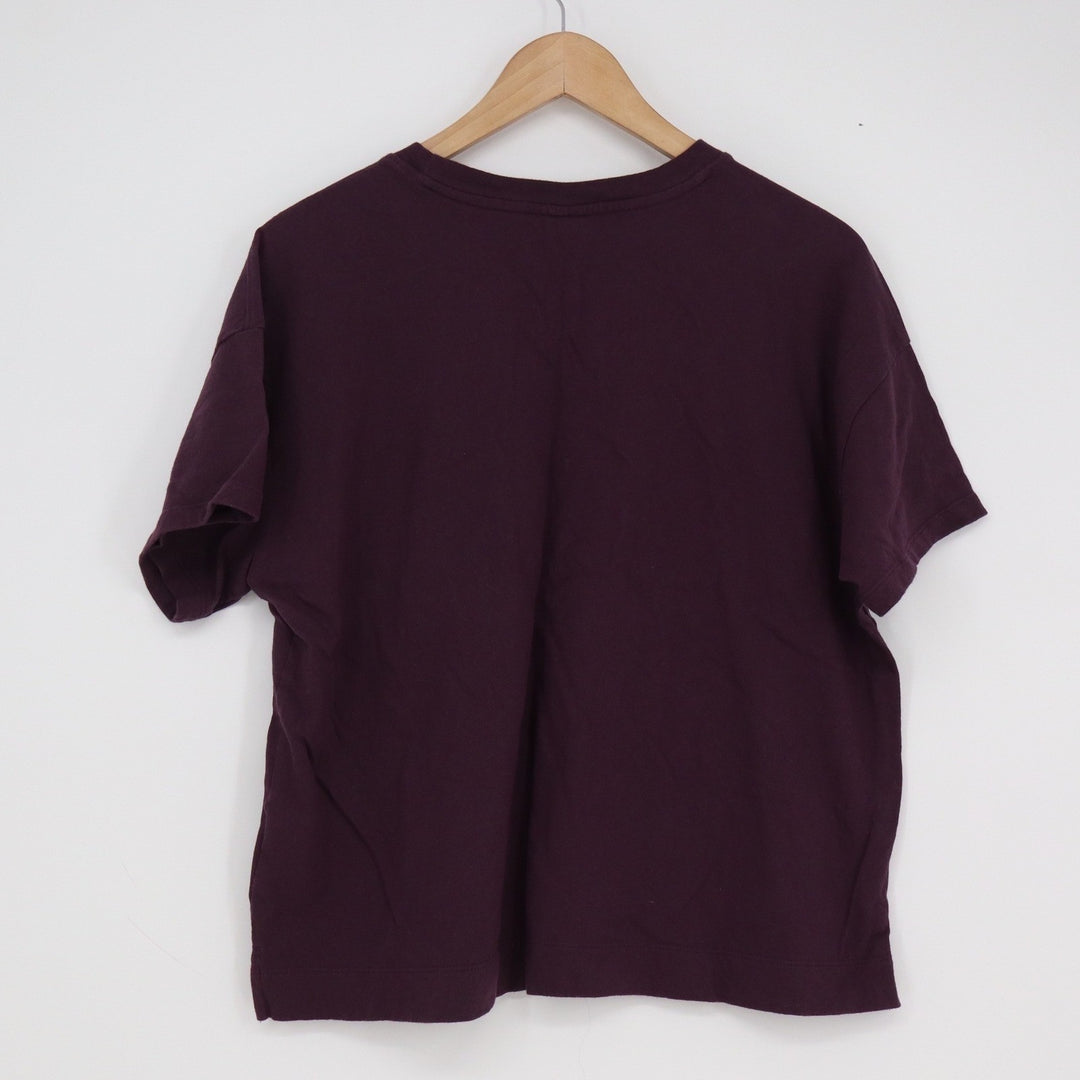 Old Navy Vintage Tee Womens Large Plum Purple Cotton Boxy Short Sleeve T-Shirt