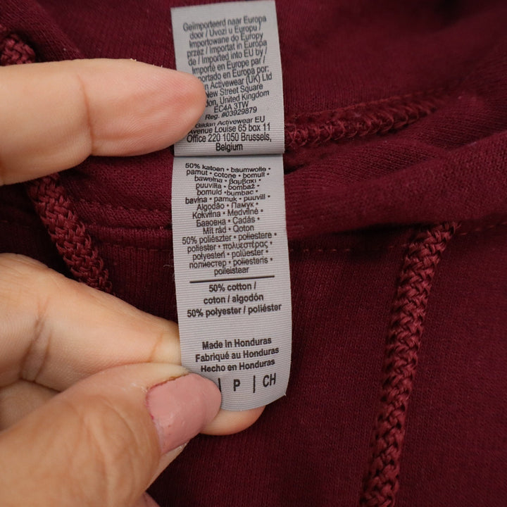 Gildan Heavy Blend Maroon Garnet Valley Gymnastics Hoodie Small GVG Graphic