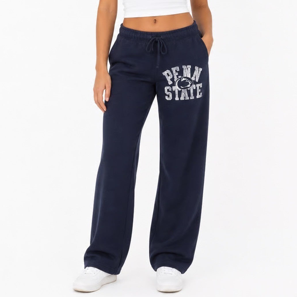 Penn State Sweatpants Womens L Navy NCAA Football Champion Excellent