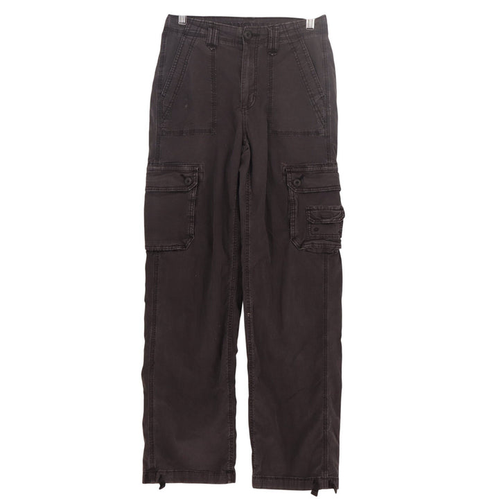 American Eagle Outfitters Convertible Baggy Cargo Jogger Pants Womens 0 Gray