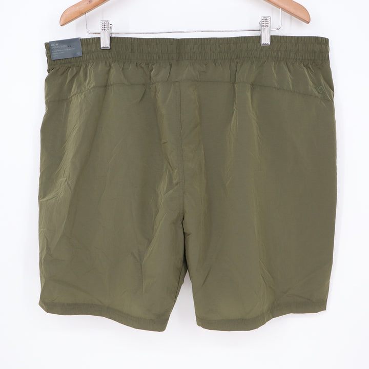 VRST Mens All-In 7 Inch Unlined Athletic Shorts Olive Green XXL