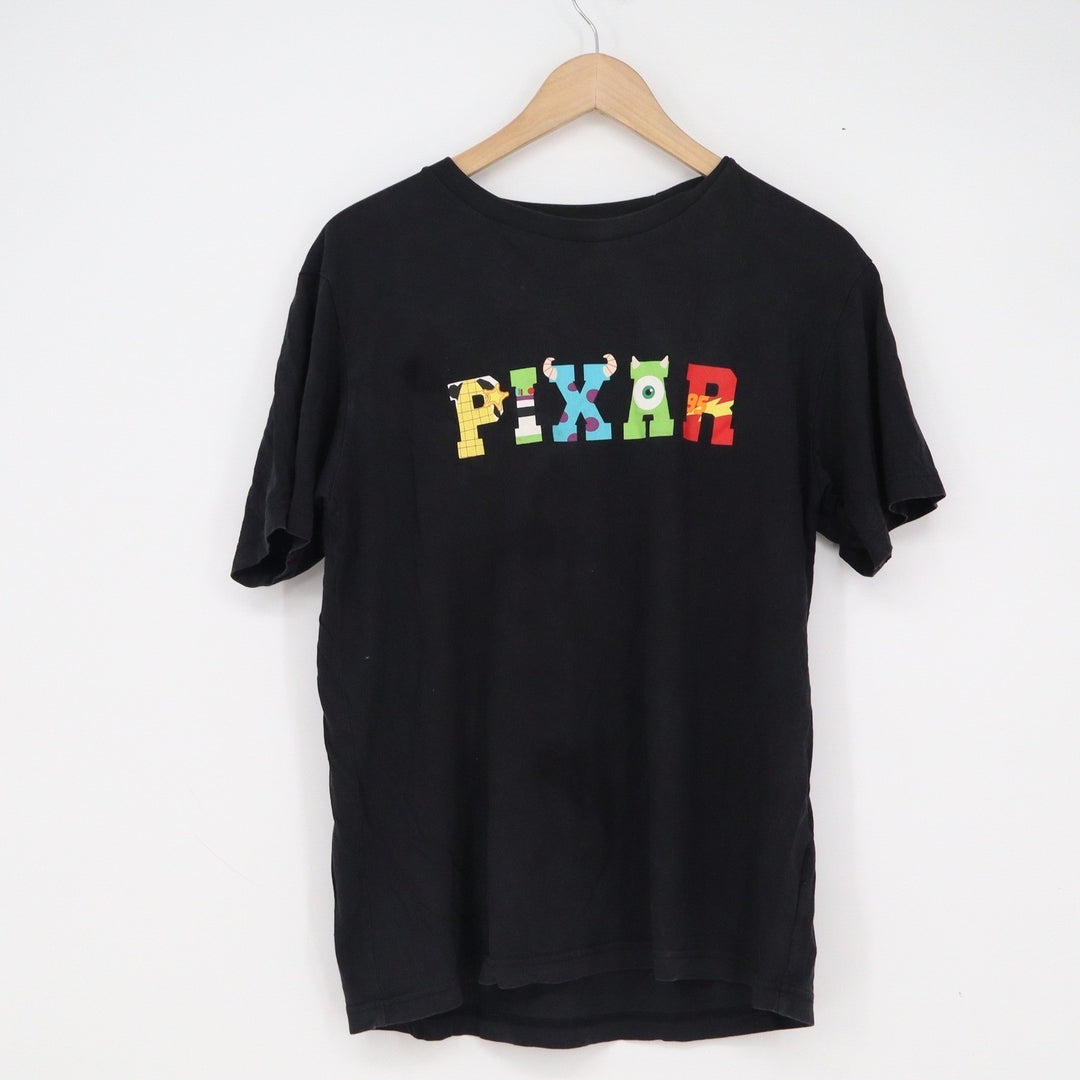Uniqlo UT Pixar Graphic T-Shirt Black Mens Small Disney Characters