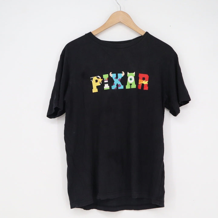 Uniqlo UT Pixar Graphic T-Shirt Black Mens Small Disney Characters