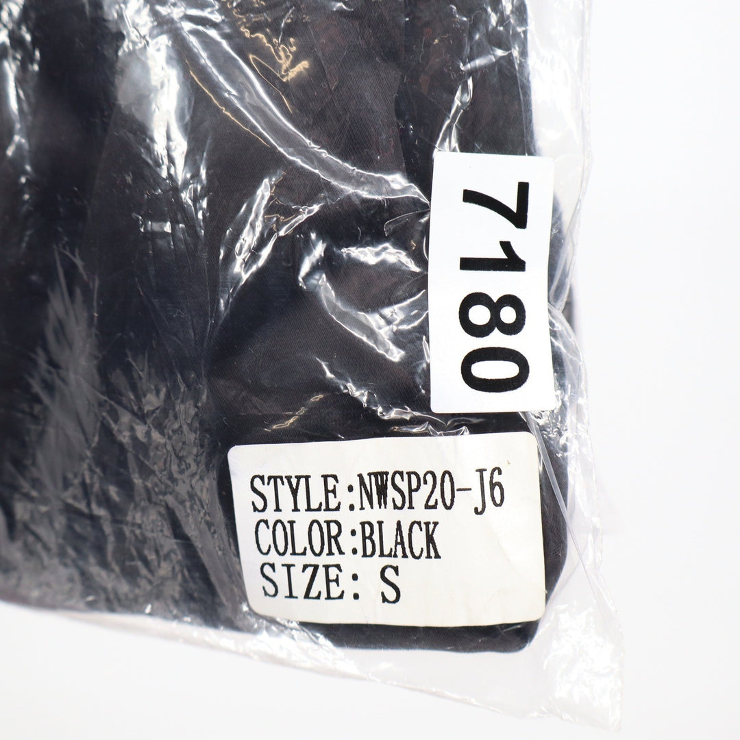 Naked Wardrobe The Statement Black Cropped Garter Blazer Small