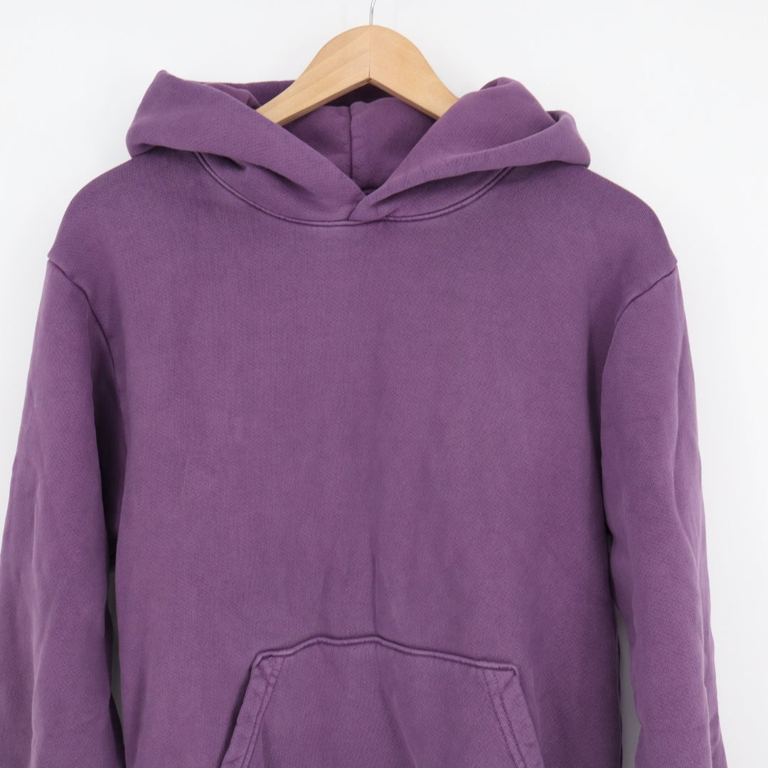 American Giant American Vintage Hoodie Unisex XS Purple Cotton Kangaroo Pocket