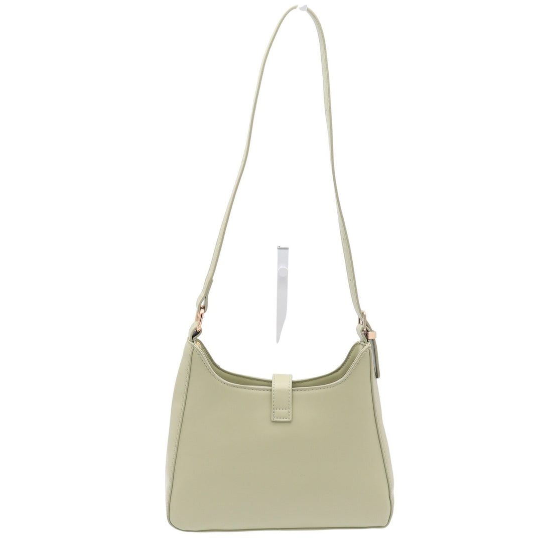Unbranded Shoulder Bag Womens Medium Hobo Sage Green Gold Clasp Excellent