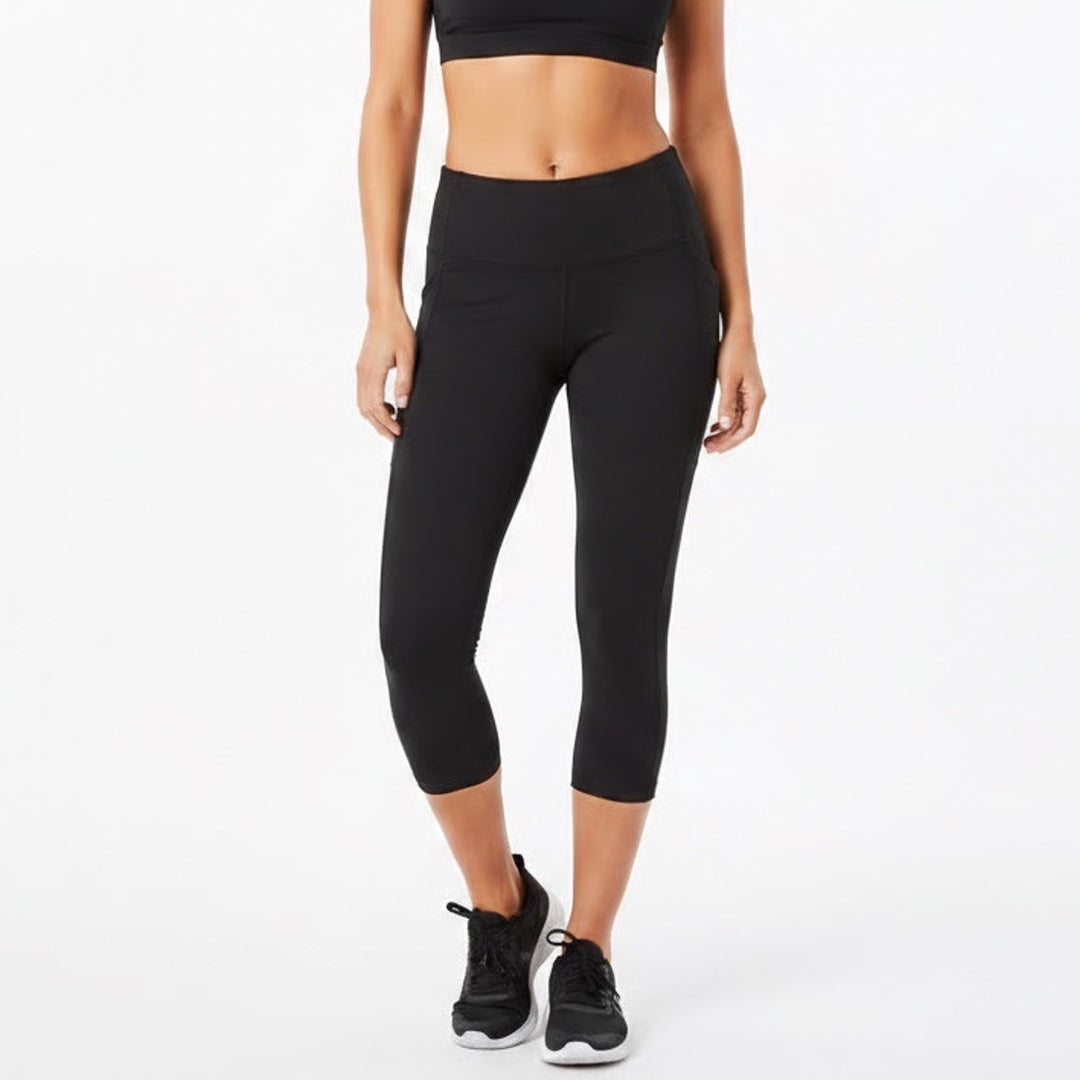 DSG Momentum High Rise Crop Leggings Pure Black XS NWT