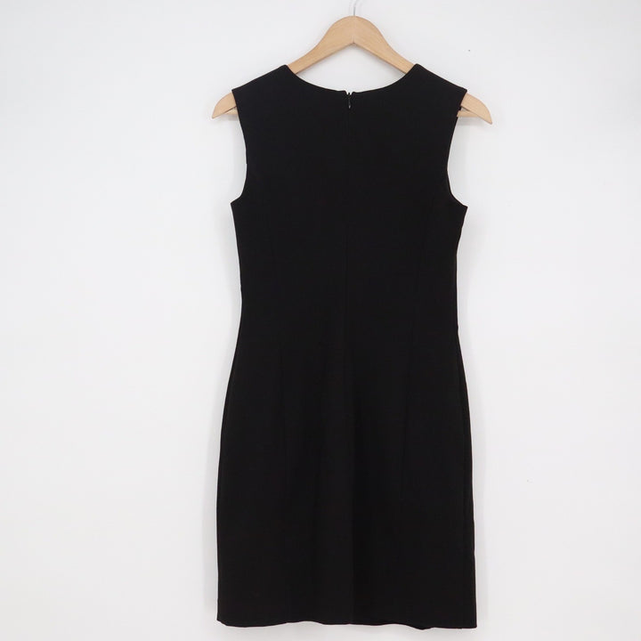 The Limited Stretch Black V-Neck Sleeveless Sheath Dress Size 2 Lined