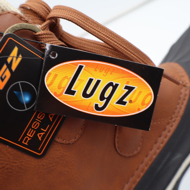 Lugz Duck Boots Womens 8 Tallulah Brown Black Water Resistant Faux Fur New