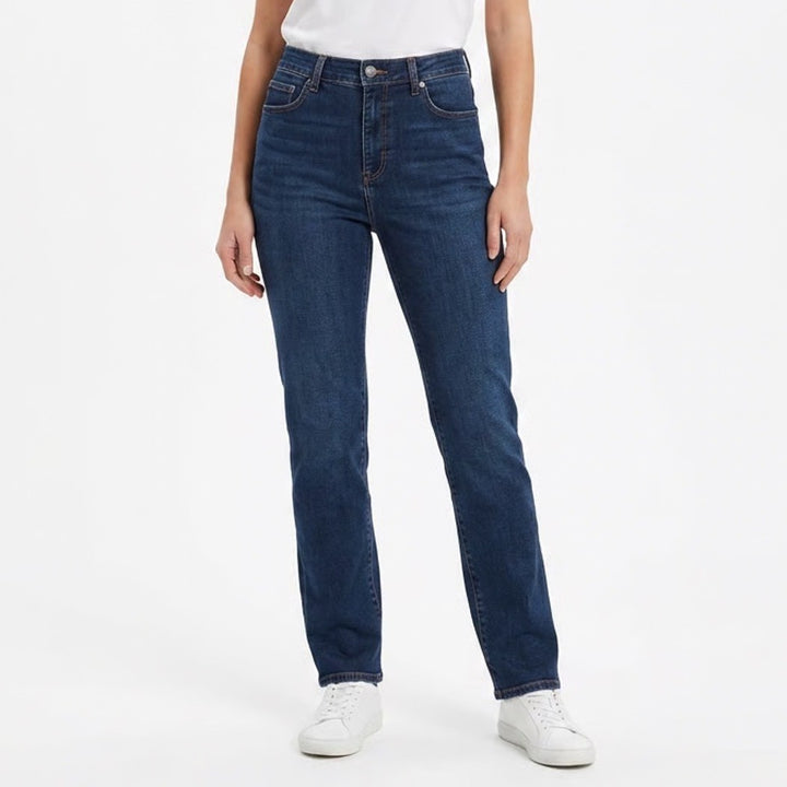 Gloria Vanderbilt Amanda High Rise Tapered Jeans Dark Wash Blue Size 10 Mens