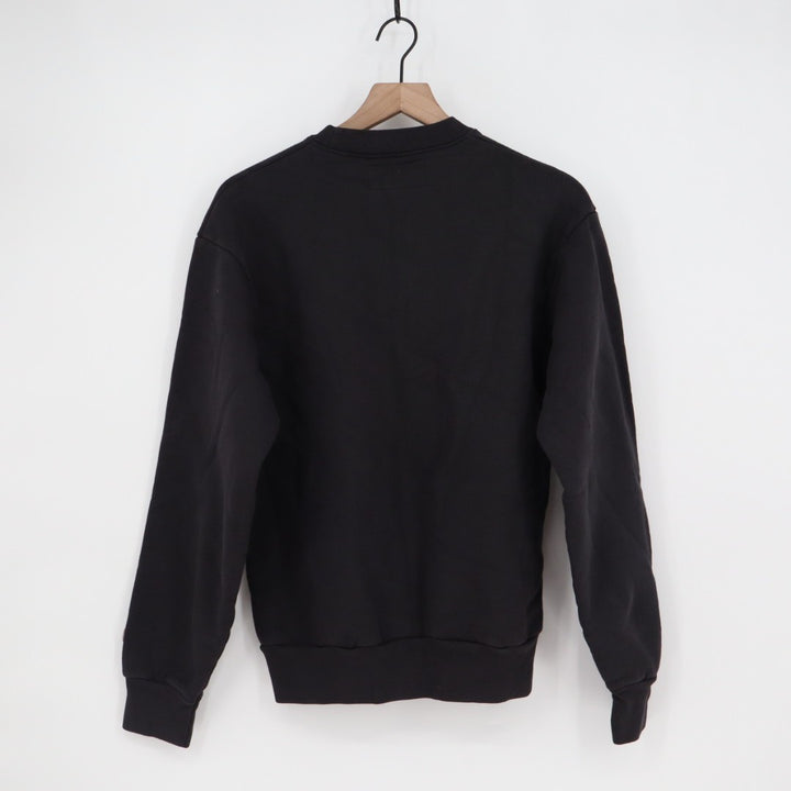 American Giant Sweatshirt Mens Small Black Crew Neck Cotton Long Sleeve Ribbed