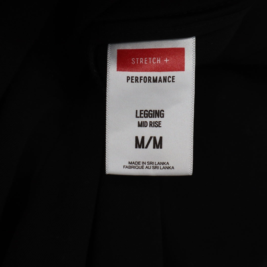 Express Performance Stretch+ Mid Rise Legging Pants Black Size M