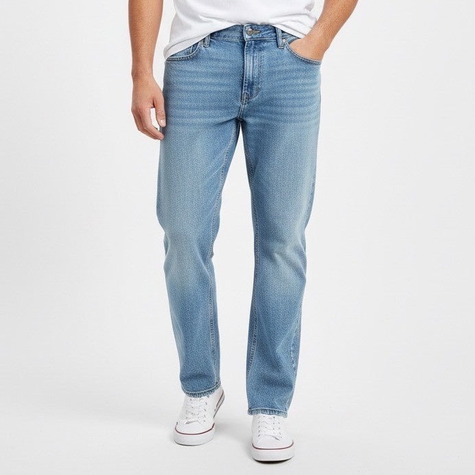 Old Navy Jeans Mens 36x30 Blue Denim Cotton Loose Ample Straight Leg Outdoor