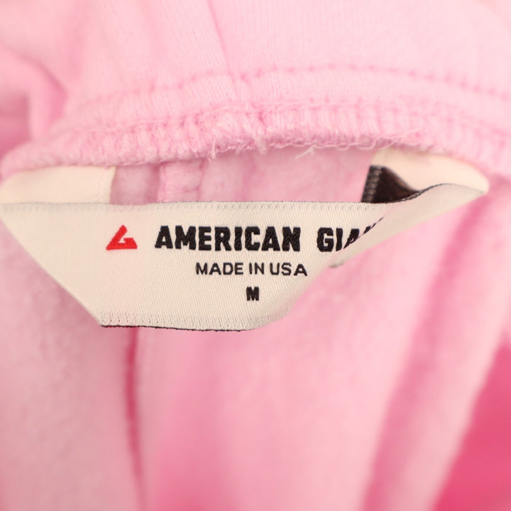 American Giant Classic Sweatpants Womens Medium Pink Cotton Ribbed Tapered Leg